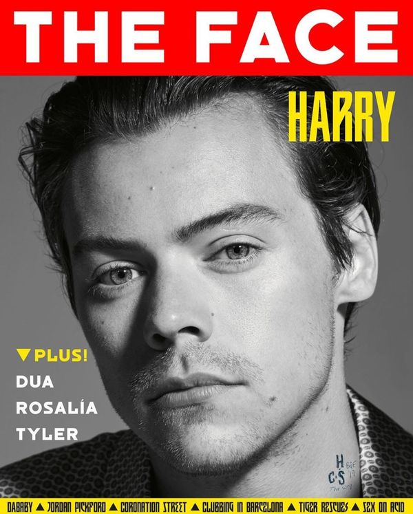 Harry Styles’s face covers THE FACE