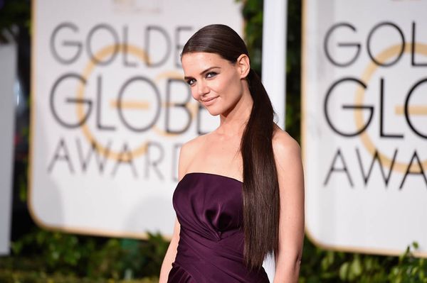 Katie Holmes: Globes Ponytail