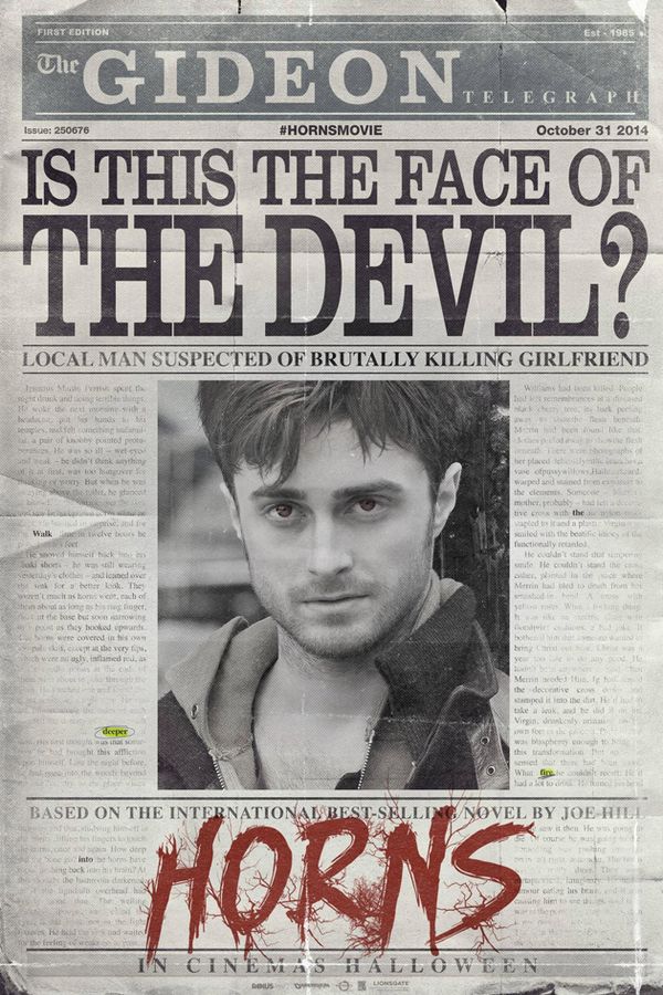 Daniel Radcliffe’s devil face