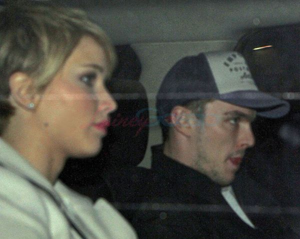Jennifer Lawrence rides with Nicholas Hoult in NYC