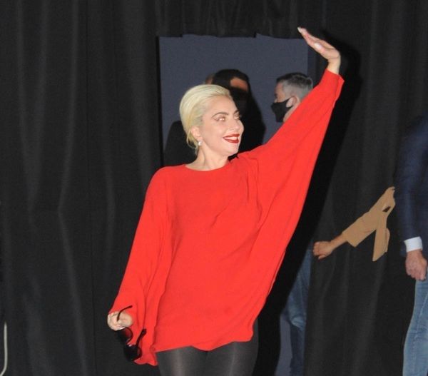 Lady Gaga and Adam Driver in House of Gucci