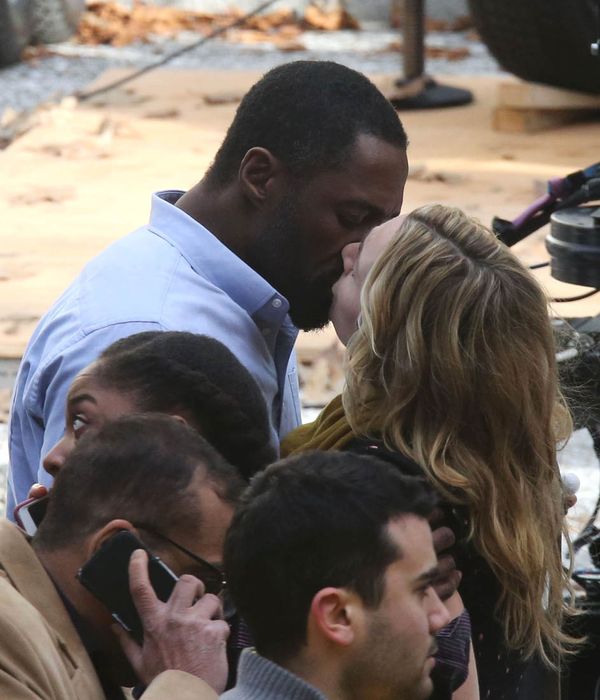 Idris kissing Kate
