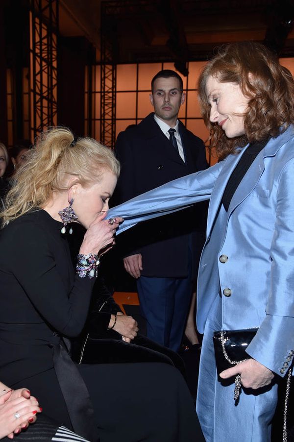 Nicole pays her respects