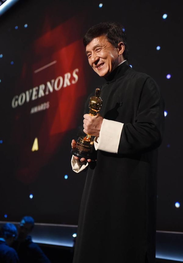 Jackie Chan gets his Oscar