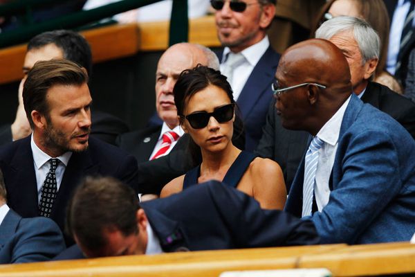 Samuel L Jackson and the Beckhams