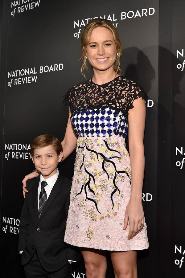 Brie Larson campaigns with Jacob Tremblay