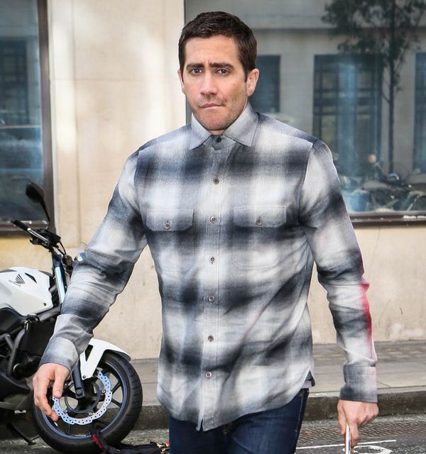 Jake in plaid