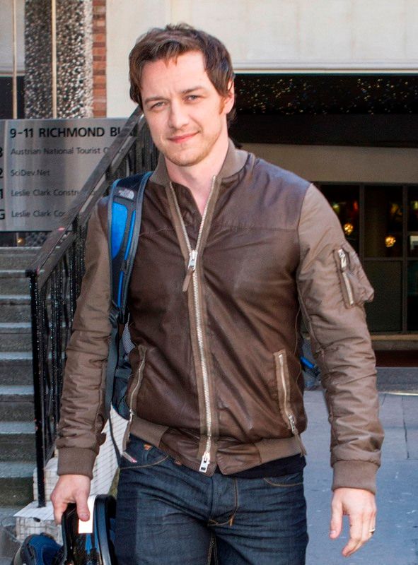 Walking out on James McAvoy