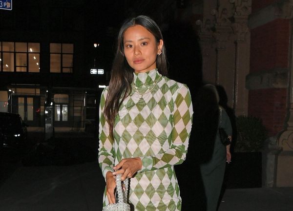 Jamie Chung’s sheer dress