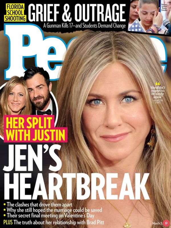 Jennifer & Justin cover the magazines