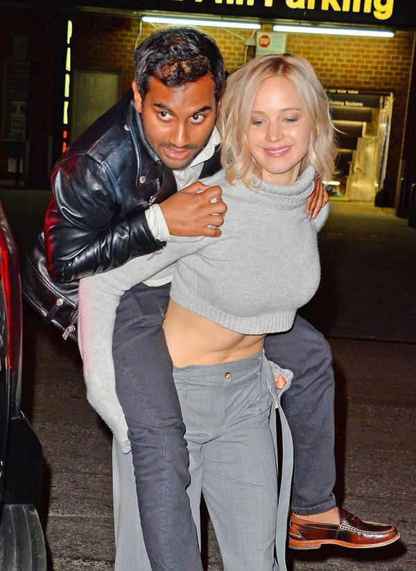 Jennifer Lawrence & Aziz Ansari’s Valentine’s dinner