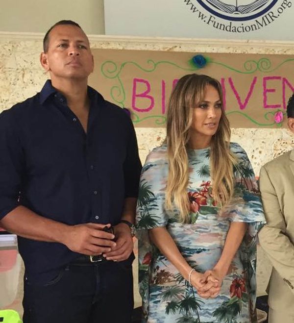 JLO and ARod give back
