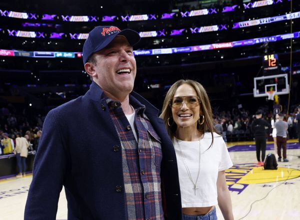 JLo faces it front row