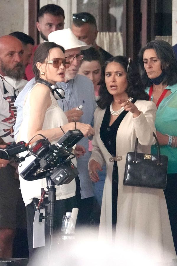 Salma pulls up for Angelina