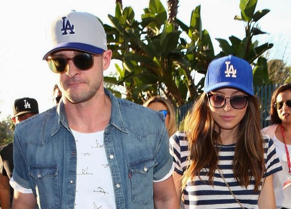 JT at the baseball game