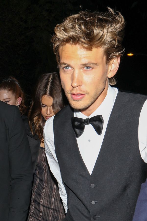 Austin and Kaia after the Globes