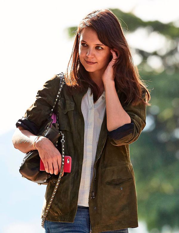 Katie Holmes at the drug store