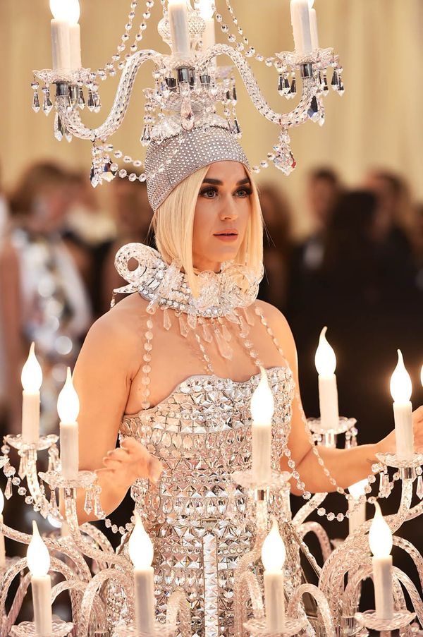 Katy, JLo, Gemma, and Gigi: the Met Gala silver headpieces