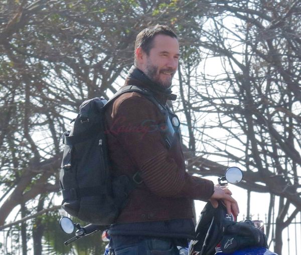 Keanu Goes For Ride