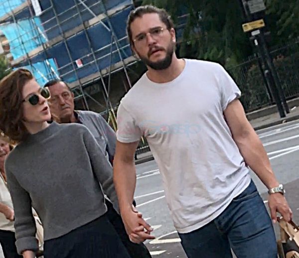 Kit Harington & Rose Leslie after the finale