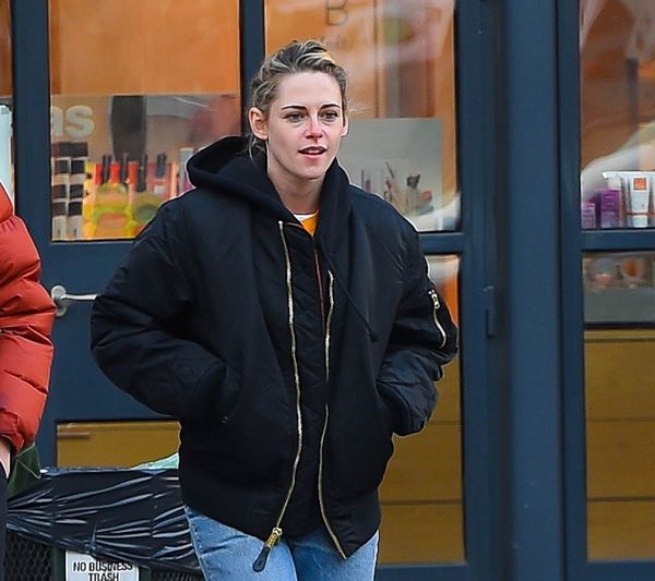 Kristen Stewart campaigns in velvet