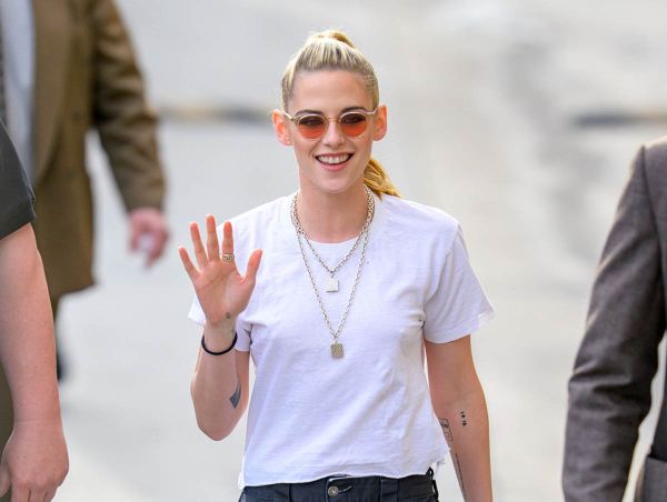 Kristen Stewart makes one last pitch on Kimmel