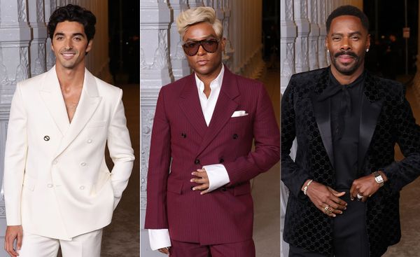 Gentlemen outside at LACMA