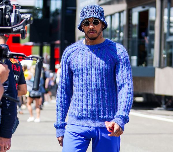 Lewis in Monochrome Blue