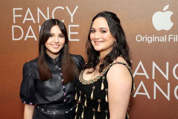 Lily Gladstone went outside