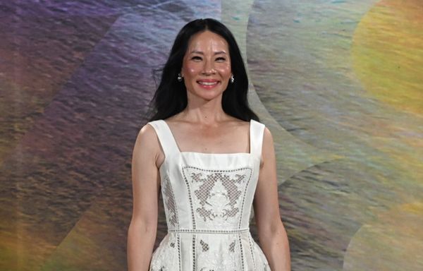 Lucy Liu’s double sheer