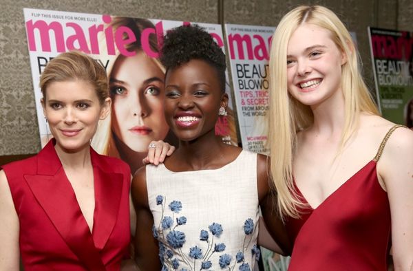 Lupita in the middle