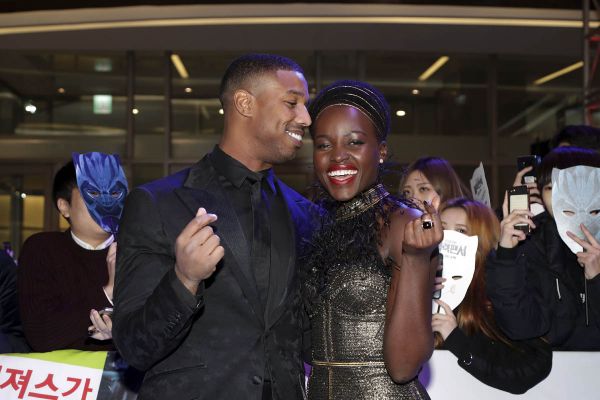 Lupita + MBJ = push-ups and… flirting?
