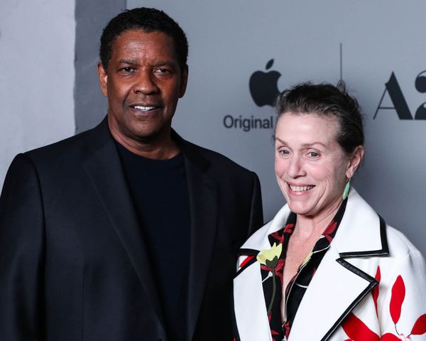 Franny McD and Denzel on the carpet