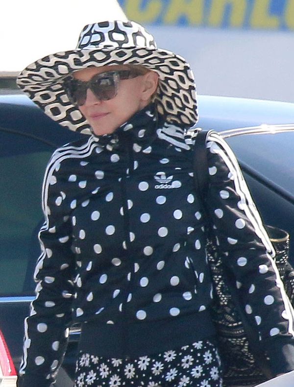 Madonna sunny weather wardrobe