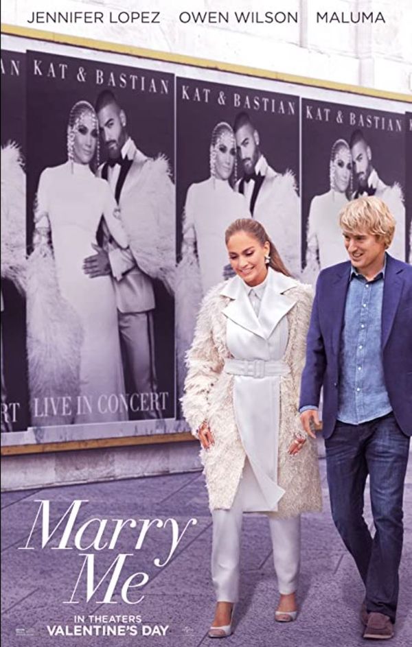 Jennifer Lopez and Owen Wilson in Marry Me