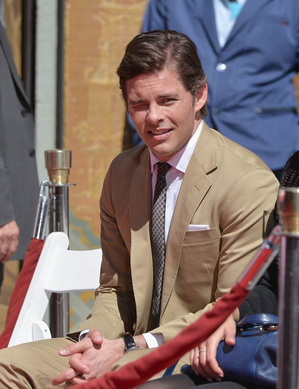 James Marsden rides the D Train