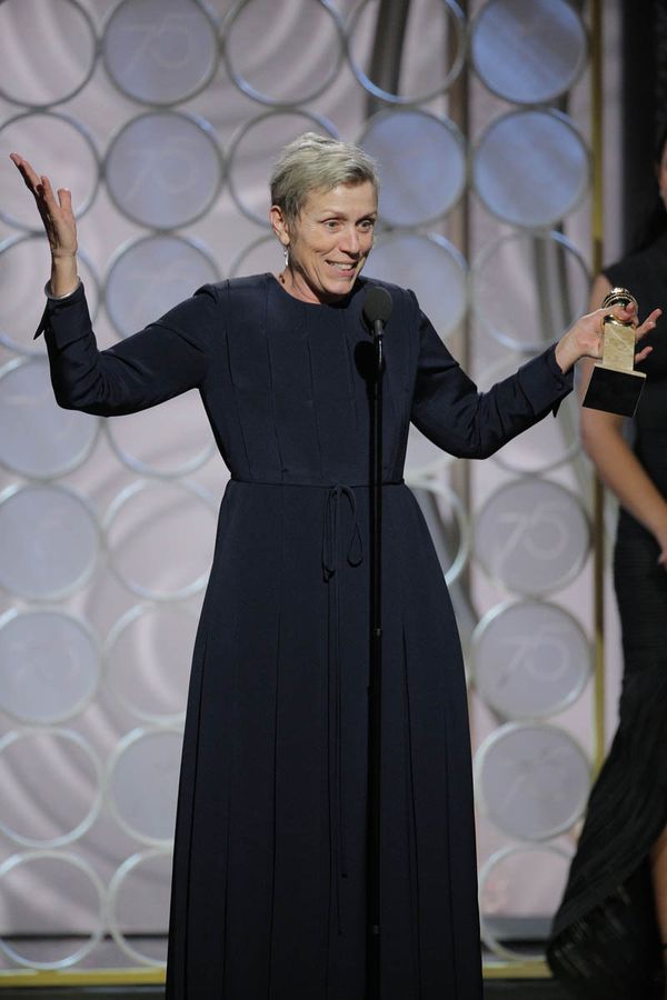 Frances McDormand, the frontrunner