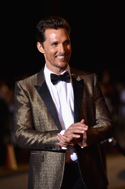 Matthew McConaughey dresses for award season