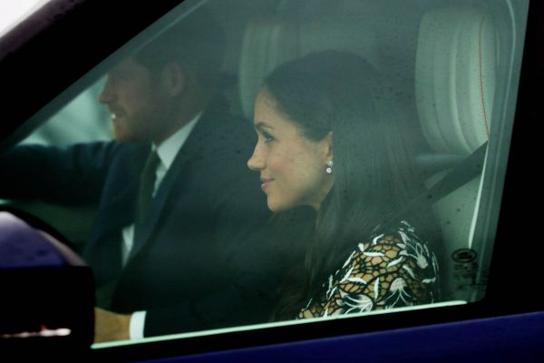 Meghan & Harry at the Queen’s Christmas lunch