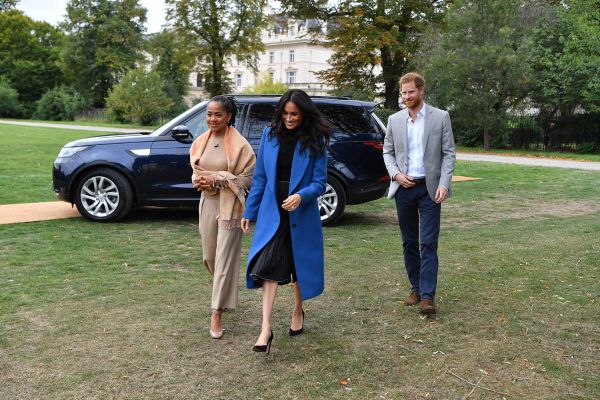 Royal Meghan with her ma at the book launch