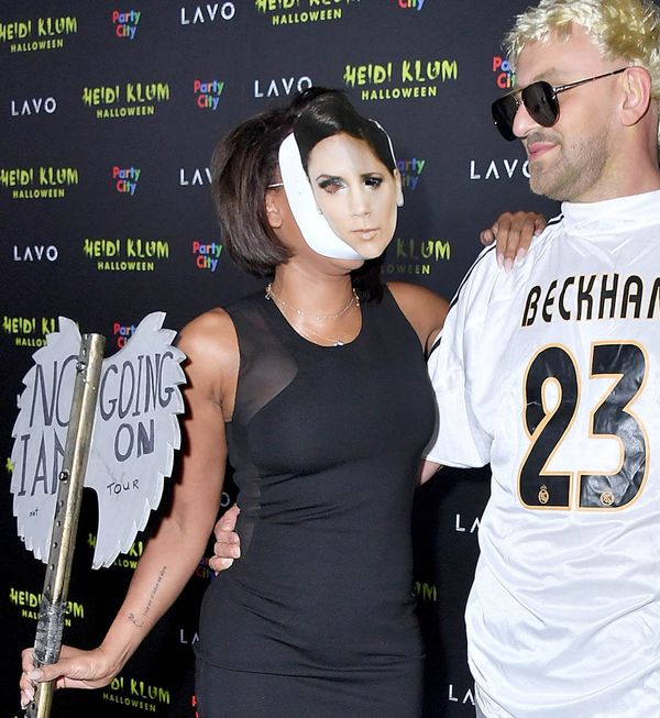 Mel B and the Beckhams: a spicy Halloween