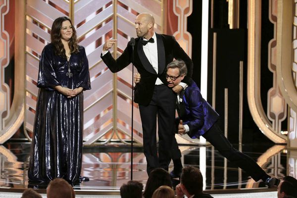Melissa McCarthy & Jason Statham: Globes BFFs