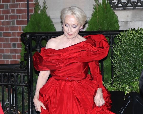 Meryl in the red dress, again