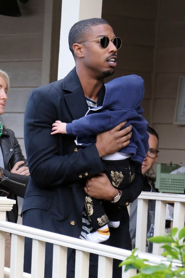 MBJ and a baby