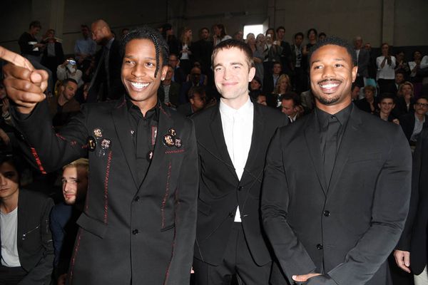 Michael B Jordan, A$AP Rocky, and Robert Pattinson