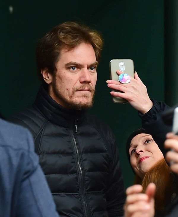 Michael Shannon taking selfies