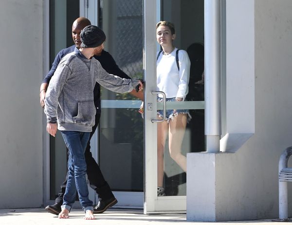 Miley’s new hanger-on?