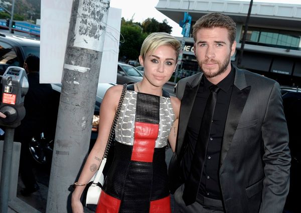 Miley & Liam on the carpet again