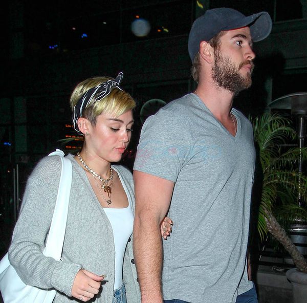 Miley with Liam and on weed