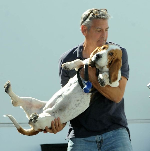 Millie Clooney visits the set